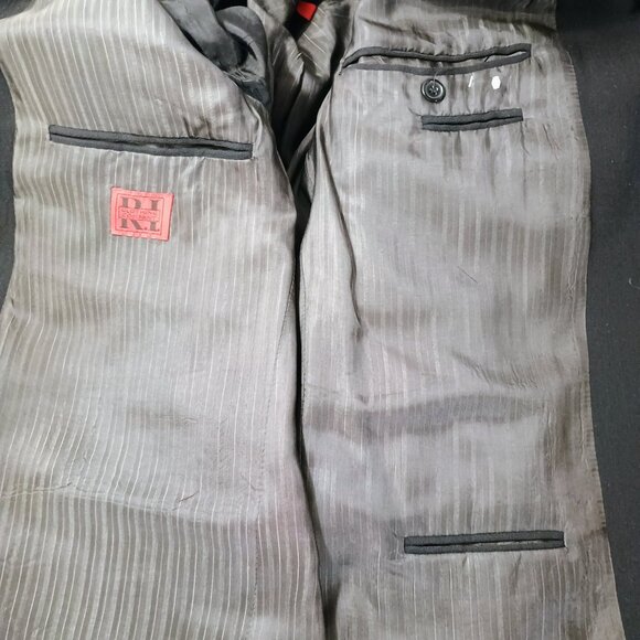 EUC: R.I. Clothing Company Size 44R Black Sportcoat Blazer - Picture 4 of 4